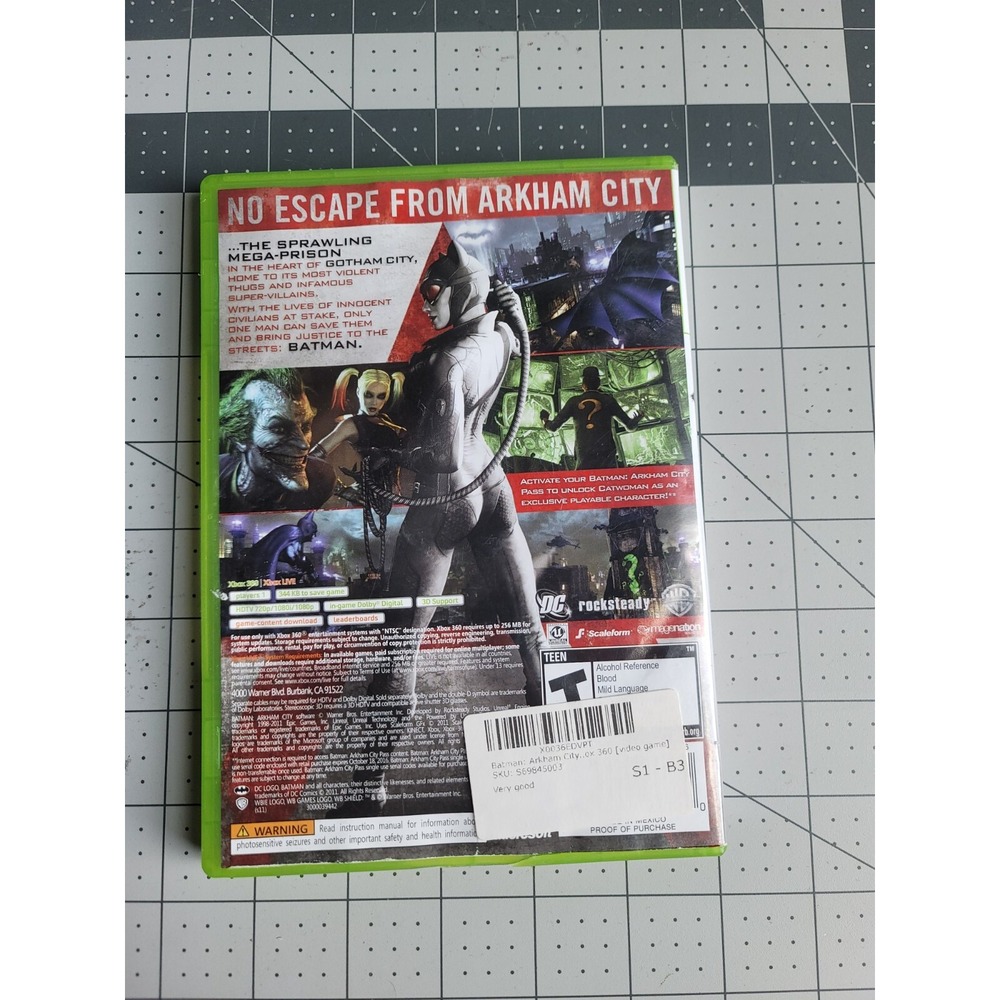 Batman: Arkham City (Microsoft Xbox 360, 2011) - UNTESTED - Picture 2 of 4